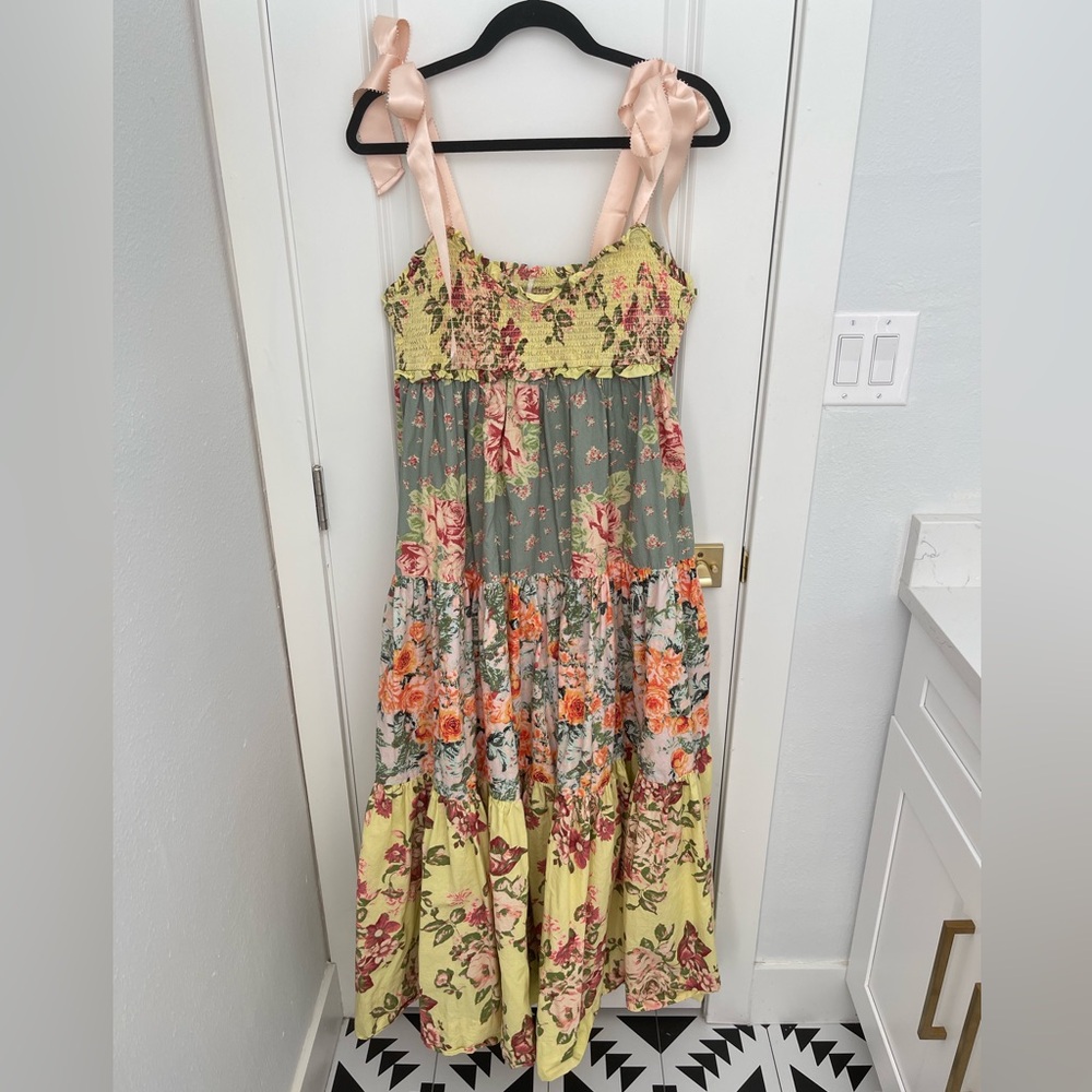Free people bluebell, floral maxi dress - Picture 4 of 6